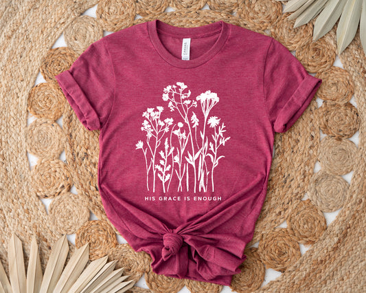 Wildflowers Christian shirt for Women