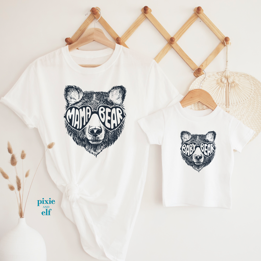 Mama Bear and Mini Bear t shirt