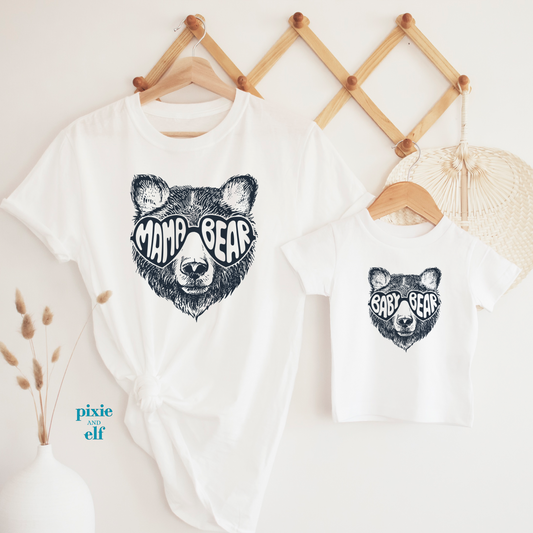 Mama Bear and Baby Bear t shirt