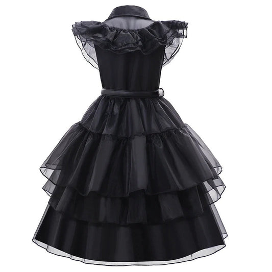 Back view of the Wednesday Addams Dress