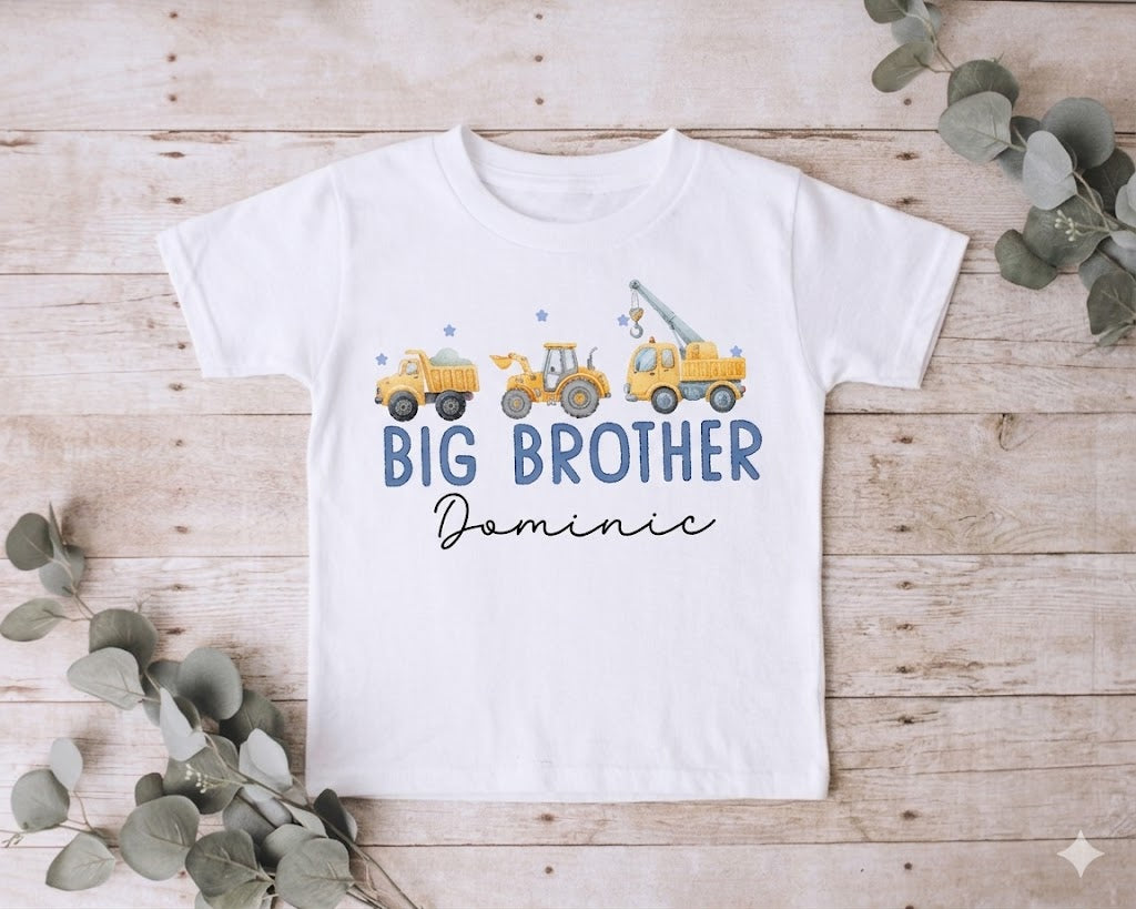Big Brother Little Brother Construction Shirts