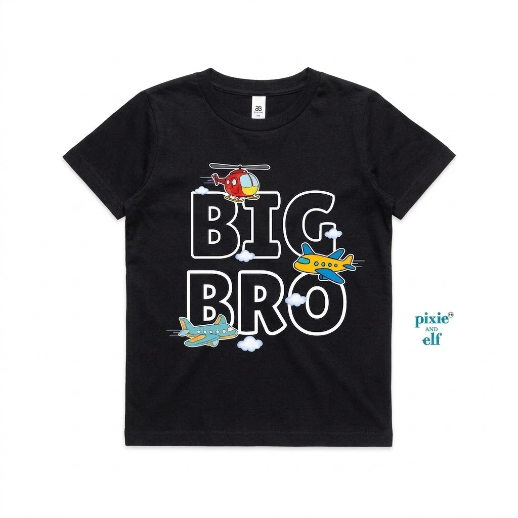 Big Bro Airplane Shirt, Aviation Big Brother Tee