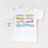 Big Brother Vintage Race Cars T-Shirt