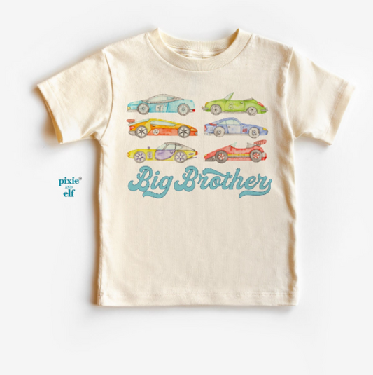 Big Brother Vintage Race Cars T-Shirt