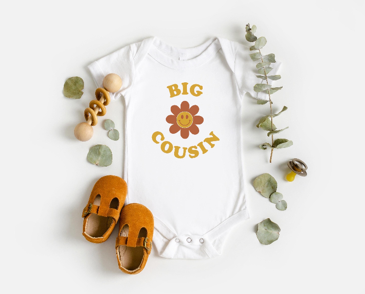 Big Cousin Flower Bodysuit or Shirt