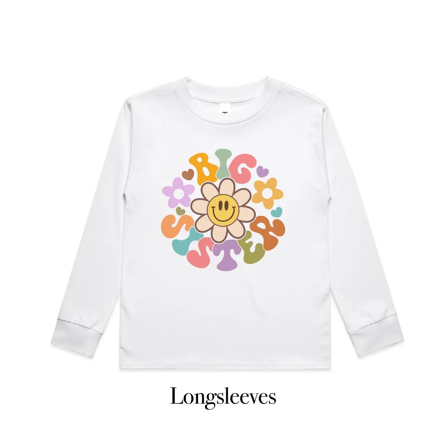Big Sister Flower Long sleeve shirt