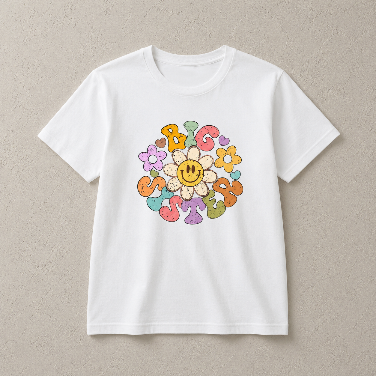 Big Sister Floral Shirt for Pregnancy Announcement