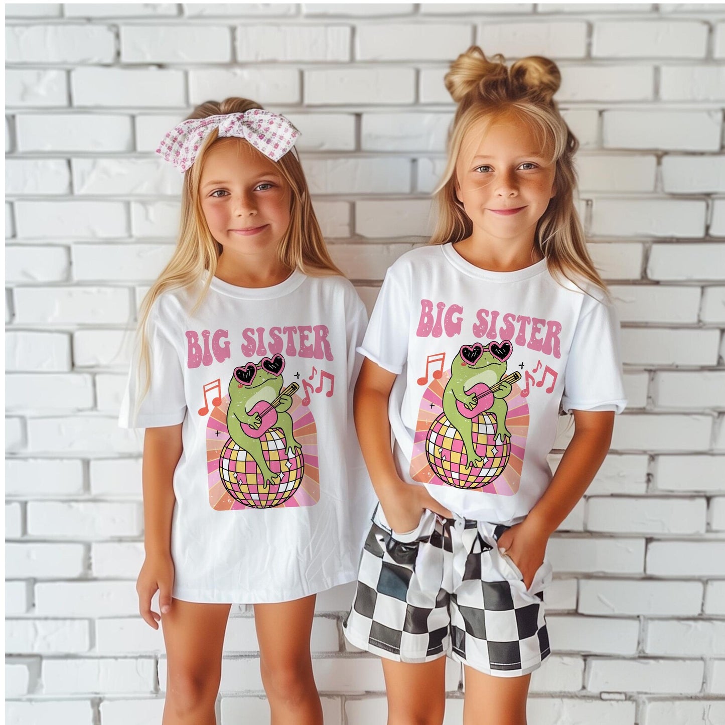 Big Sister Frog Music Shirt