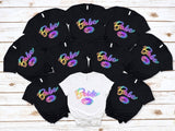 Bride and Babe Rainbow Lips Shirt
