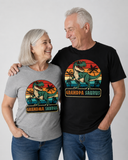 Grandpa Saurus Retro T-shirt