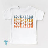 Cousin Crew Colorful Stacked Print Kids’ T-Shirt