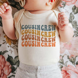 Cousin Crew Colorful Stacked Print Kids’ T-Shirt