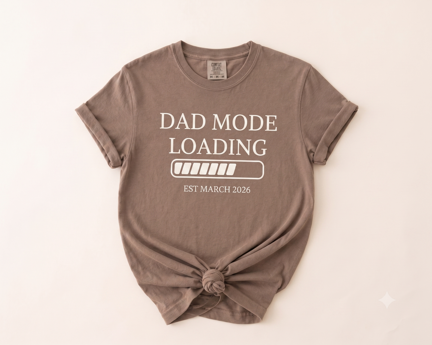 Growing a Tiny Human & Dad Mode Loading Matching Parent T-Shirt Set