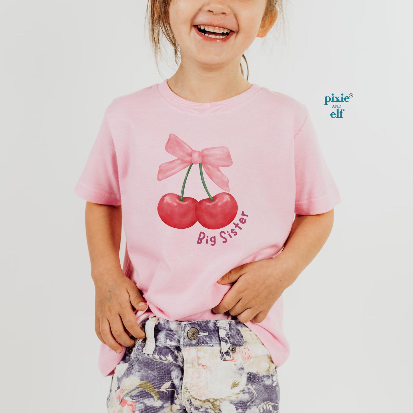Big Sister Cherries T-Shirt