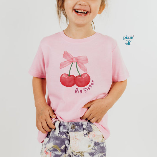 Big Sister Cherries T-Shirt