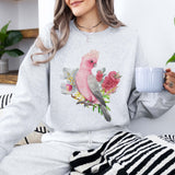 Australian Galah Bird in White Marle Jumper