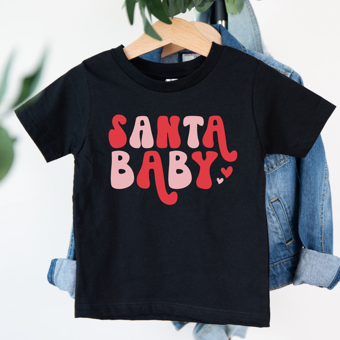Santa baby kids Christmas t shirts