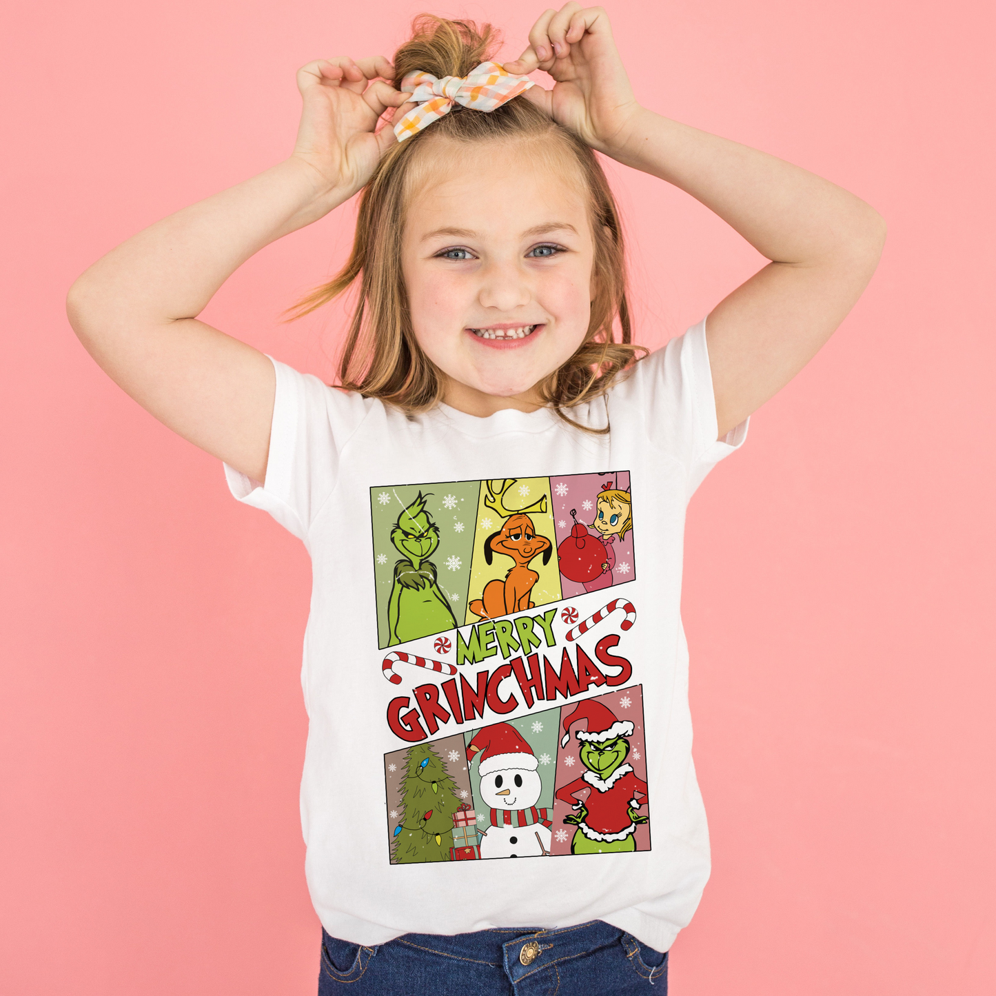 Merry Grinchmas kids t shirt