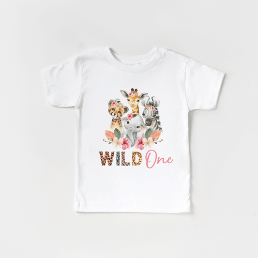 Wild one Birthday t shirt for kids