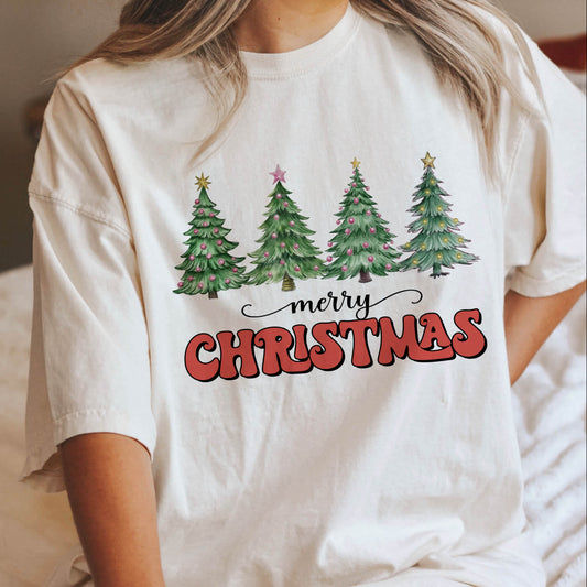 Four Christmas Trees T-Shirt