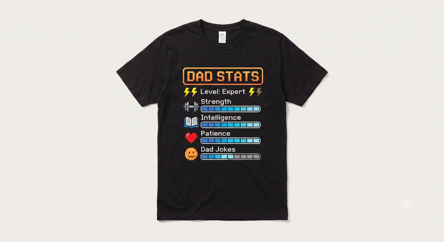 Matching Dad and Son Gamer Shirts,