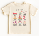 Princess Self Affirmation t shirt
