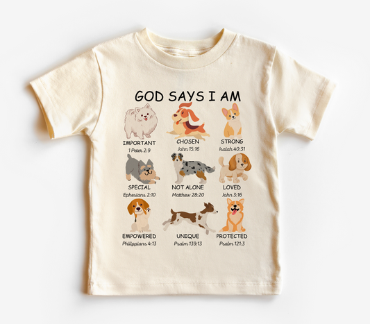 Self Affirmation t shirt with Dogs