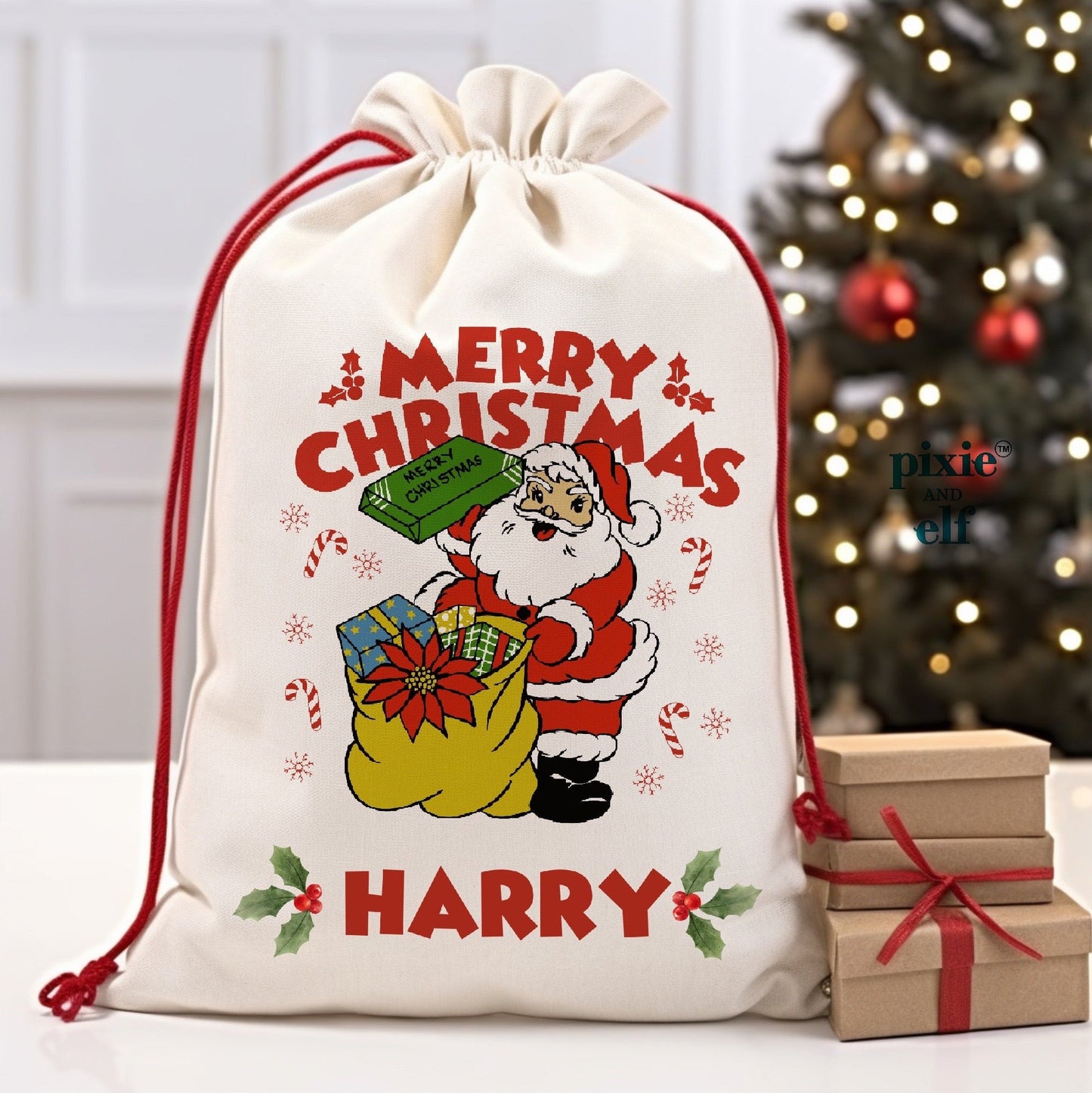 Merry Christmas Santa Sack