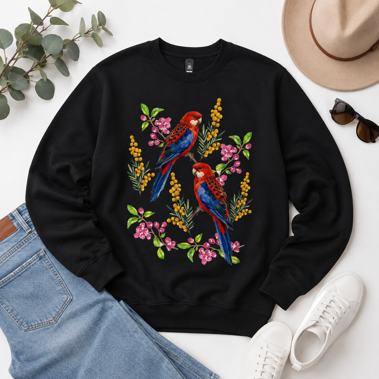 Crimson Rosella Australian Bird Jumper