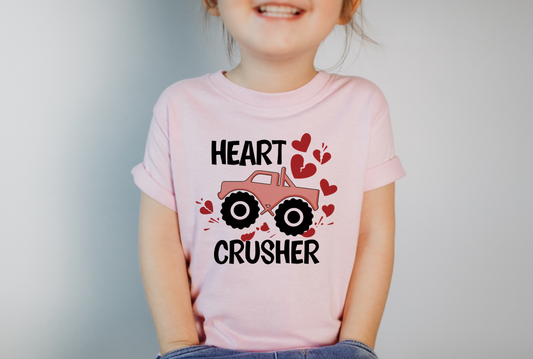 Heart Crusher Valentines shirt for kids