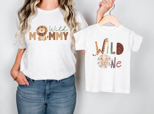 Wild one Birthday t shirt for kids