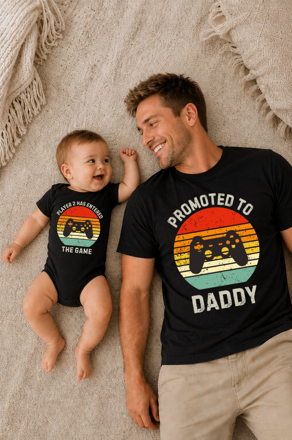 Promoted to Daddy and Player Two Entered the game shirts