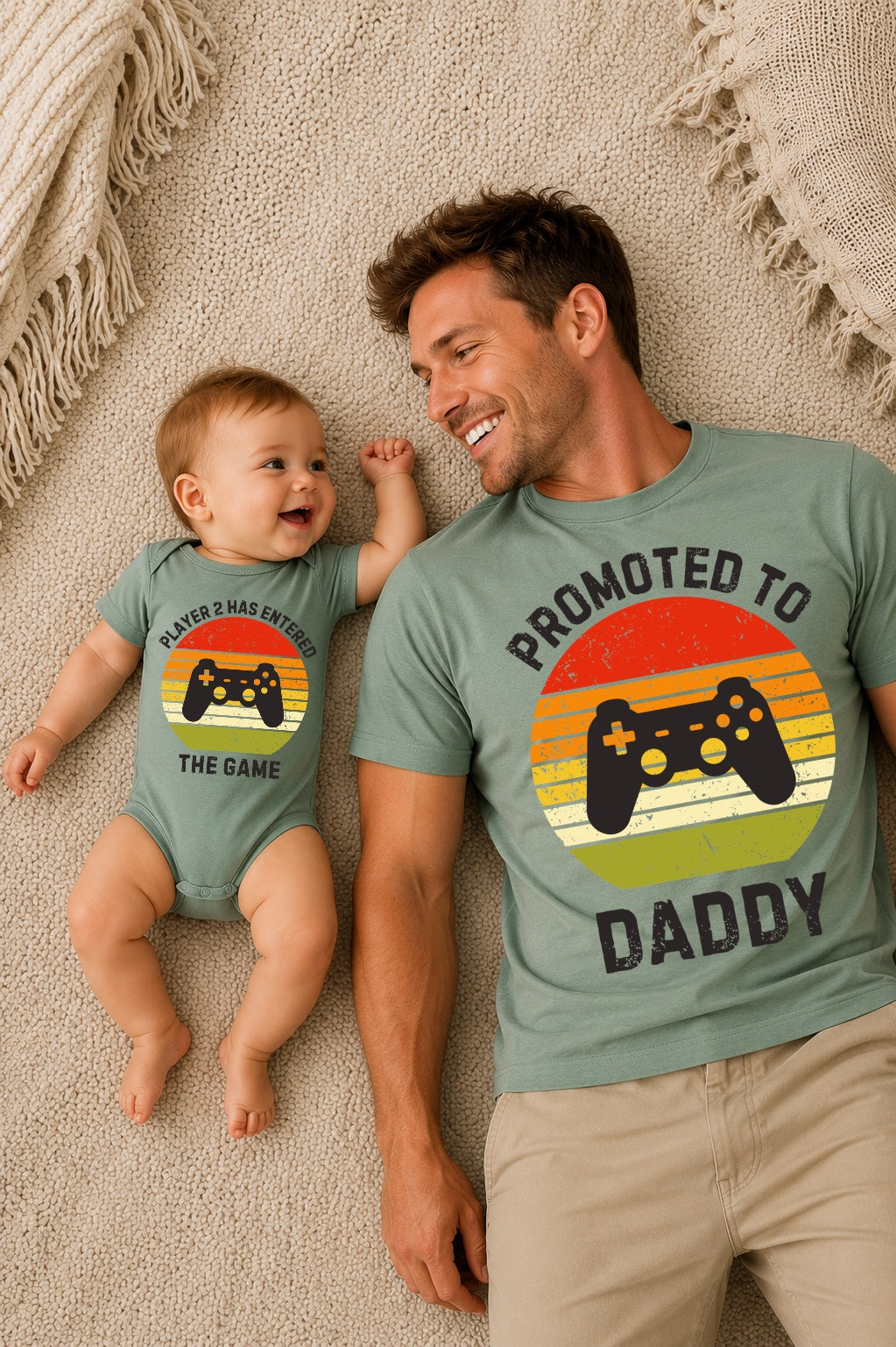 Promoted to Daddy and Player Two Entered the game shirts
