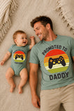 Promoted to Daddy and Player Two Entered the game shirts