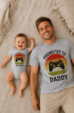 Promoted to Daddy and Player Two Entered the game shirts