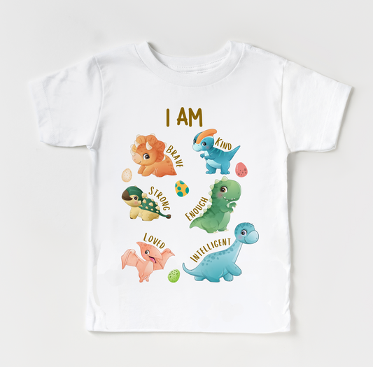 Dinosaurs Self Affirmation t shirt