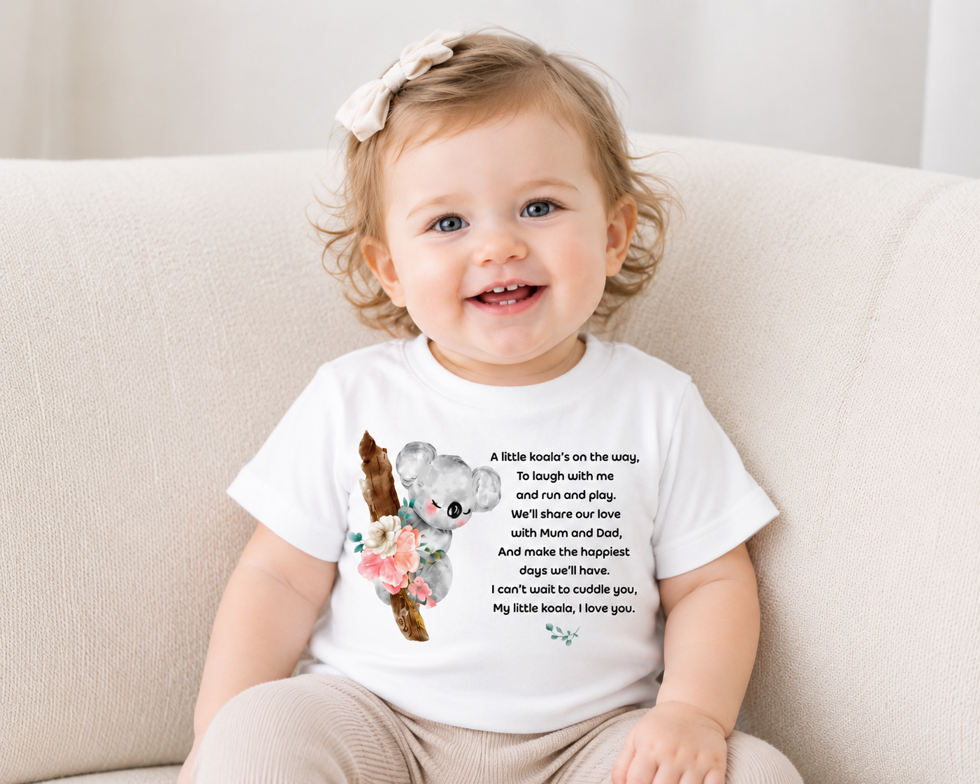 Koala Pregnancy Announcement Shirt