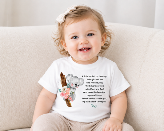 Koala Pregnancy Announcement Shirt