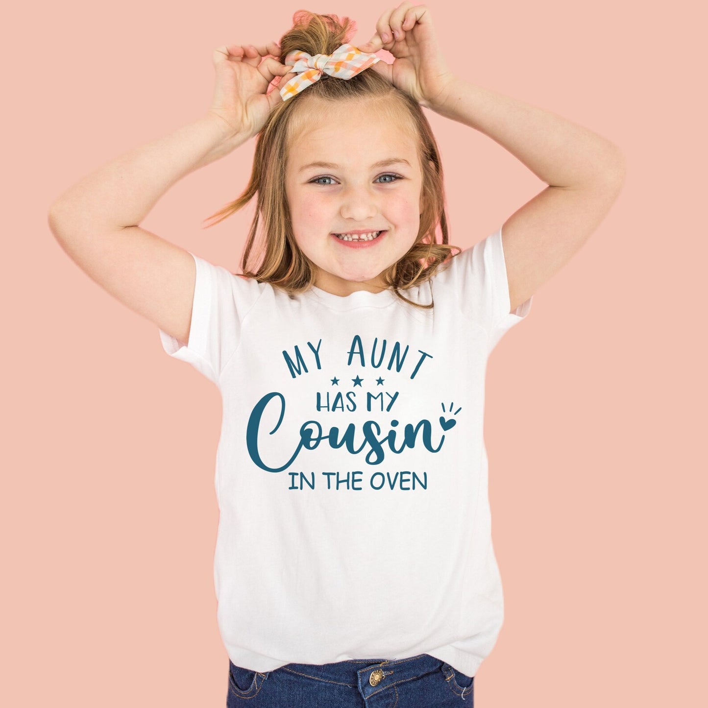 My Aunt Has My Cousin in the Oven Pregnancy Announcement Shirt