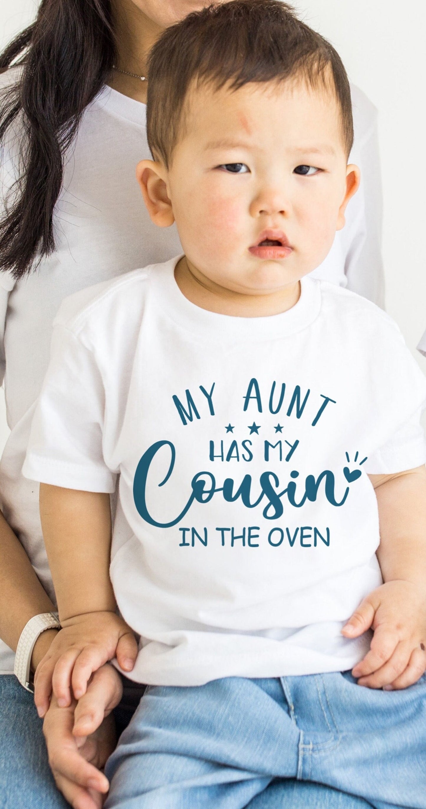 My Aunt Has My Cousin in the Oven Pregnancy Announcement Shirt