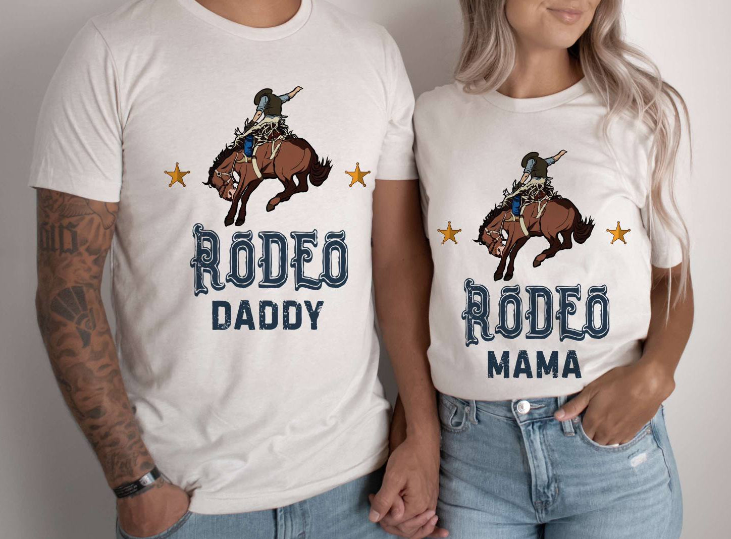 Rodeo Mama and Rodeo Daddy Shirt