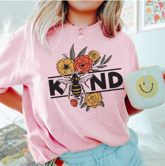 Bee Kind Shirt in Comfort Colors