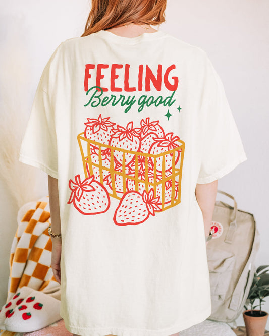 Strawberry Shirt for Women in Comfort Colors