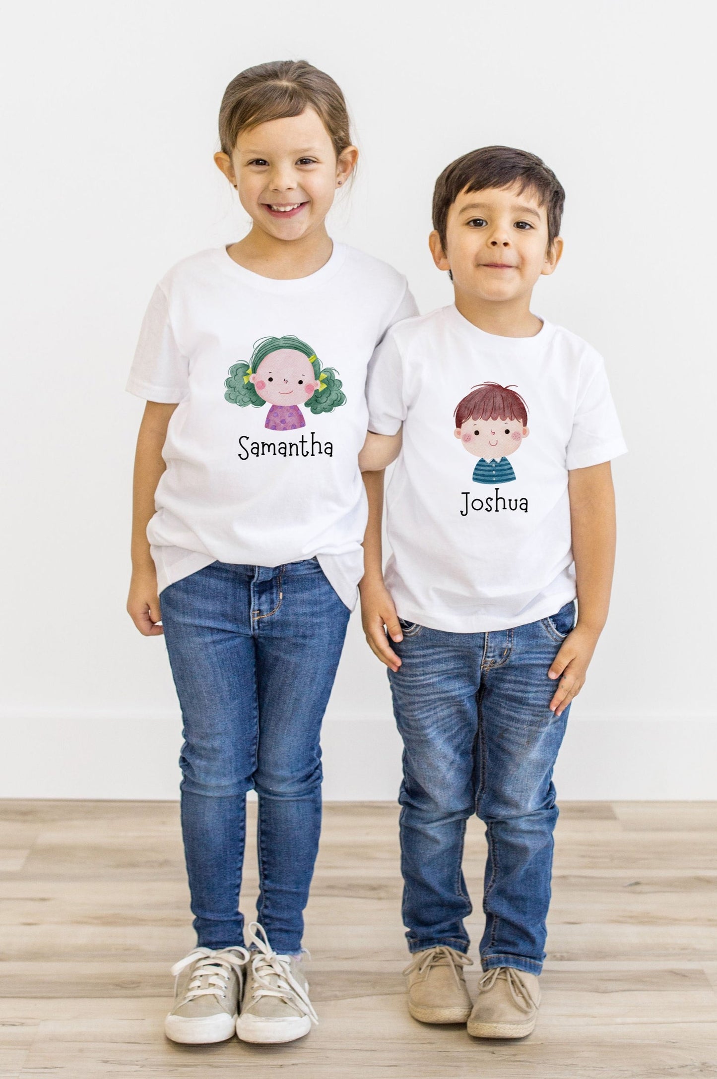 Personalised Amazing Dad with Kids Names shirt