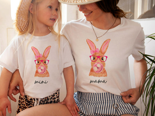 Matching Mama and Mini for Easter shirt