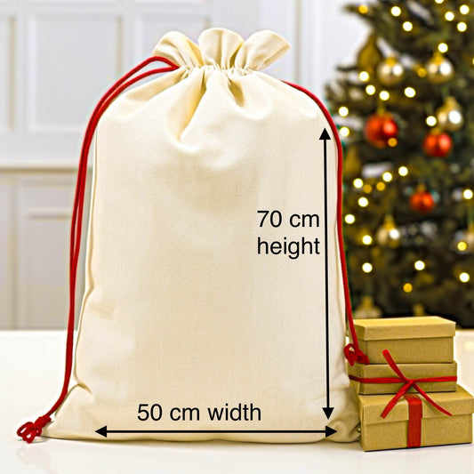 Personalised Ballerina Santa Sack