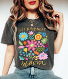 Kindness floral shirt for women