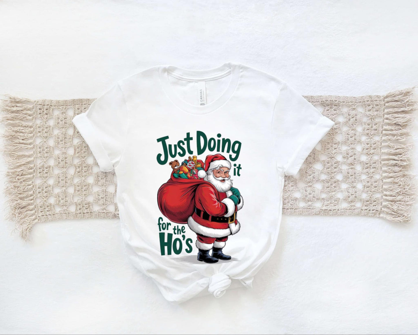 Just Doing It for the Ho's Unisex Christmas shirt