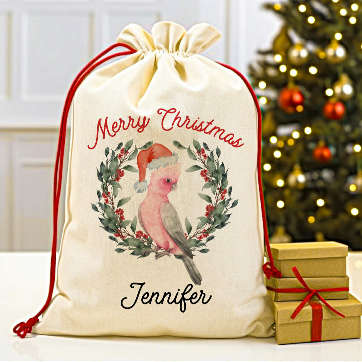 Australian Animals Christmas Santa Sacks