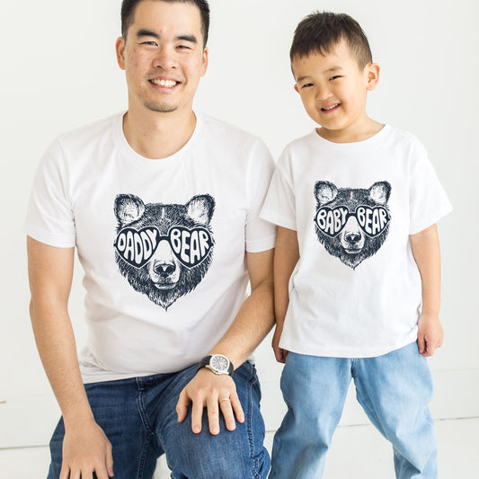Daddy Bear, Baby Bear and Mama Bear Shirt and bodysuit